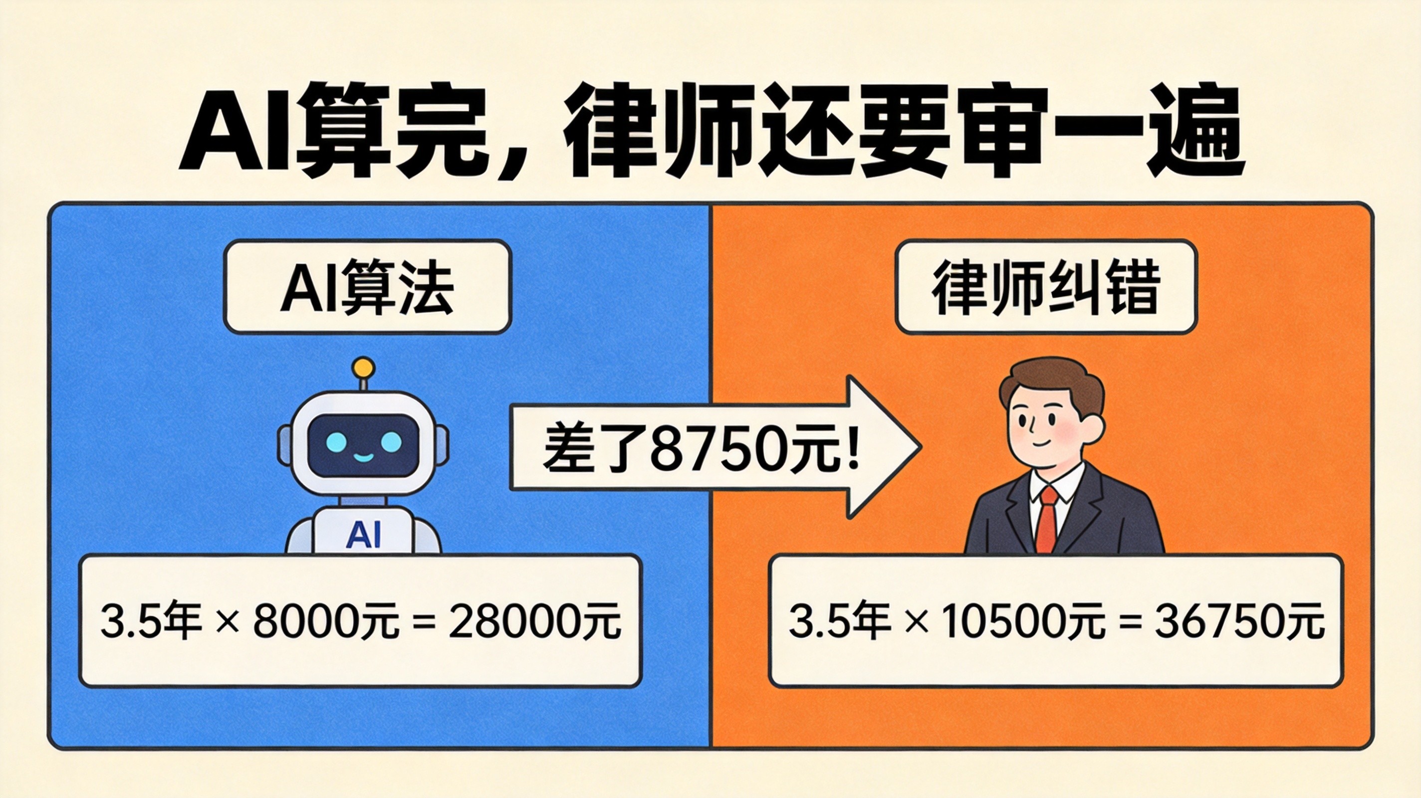 AI算法 vs 律师纠错