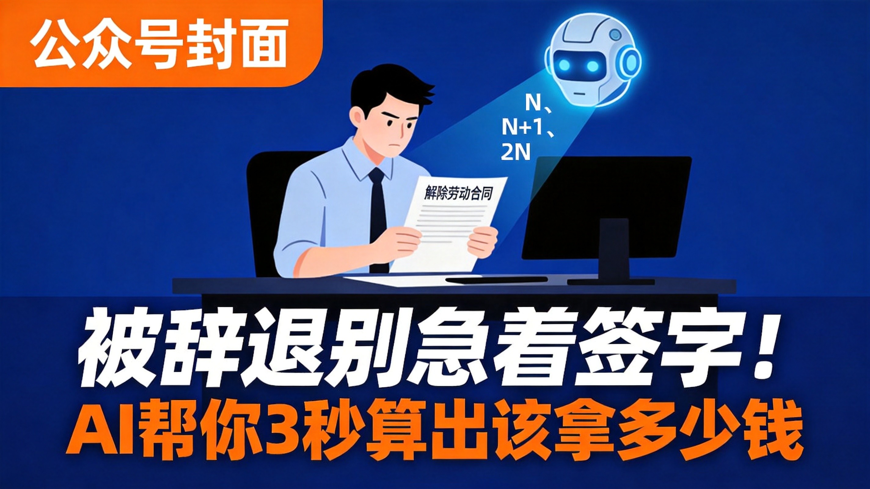 被辞退别急着签字！AI帮你3秒算出该拿多少钱
